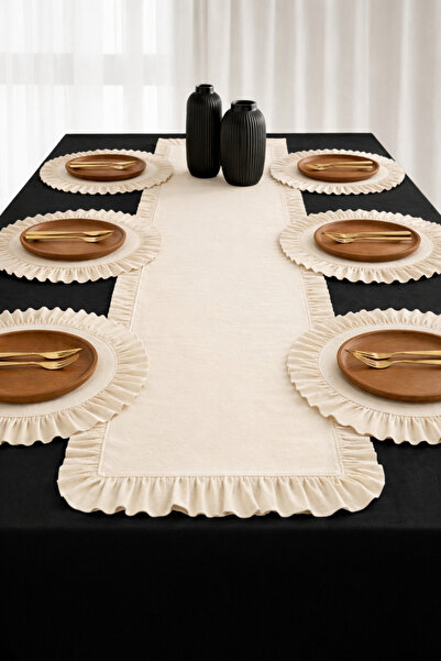 Mirilliahome Set de 6 bucăți din bumbac și lenjerie de pat americană, cu supl...