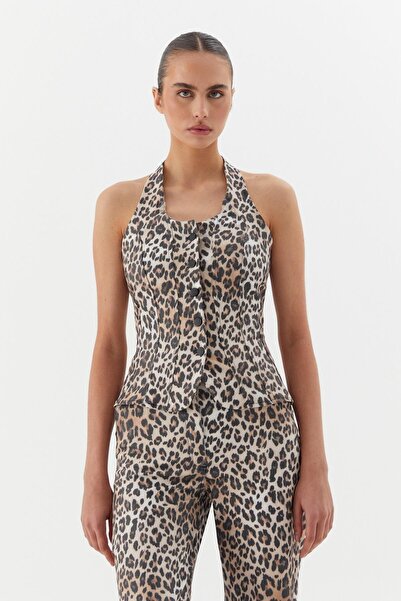 ONNO PRIVE Leopard Vest