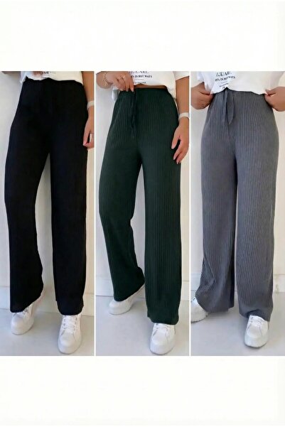 BY ARDELION 3-Piece Women's Lycra Comfortable Pants & Sweatpants, Casual Comf...
