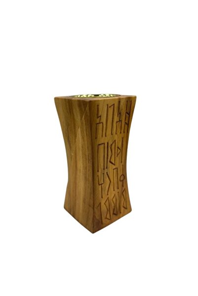 Gerenic مبخرة العلا خشب التيك الطبيعي- مقاس كبير