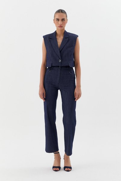 ONNO PRIVE Denim Vest Indigo