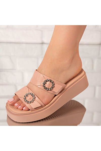 Sofia Store Women's slippers made of eco-leather Polina