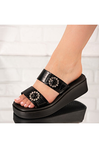 Sofia Store Women's slippers made of eco-leather Polina