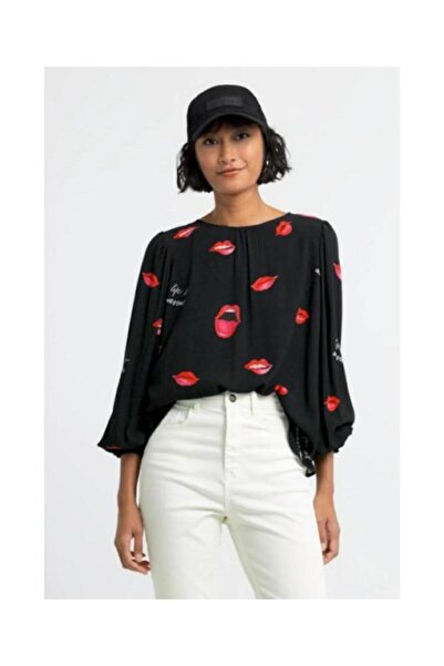 Desigual Desigual Blouse, Black, 22SWBWX3