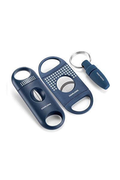 CIGARLOONG 3 lü Puro Kesici ve Delici Seti Mavi