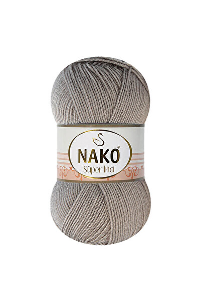 NAKO Super Pearl - 2000 Mink - 5 Pack - 100Gr/260M - Hand Knitting Yarn - Sca...