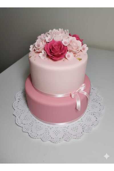 Okumuş Home Dolphin Dantel Kağıt Sunumluk Tabak Altlığı Servis Altlığı 38 cm