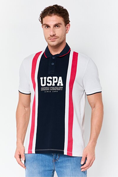 U.S. Polo Assn. Men Regular Fit Brand Logo Short Sleeve Polo Shirt, Multicolor