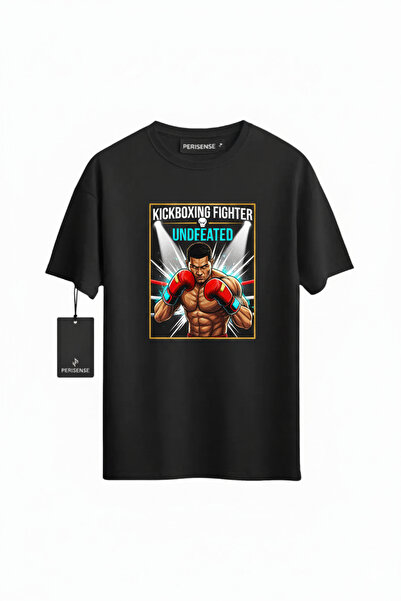 YRN COLLECTION Tricou oversize unisex din bumbac pieptănat premium, cu imprim...