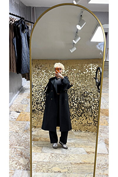 BELİS WEAR AYŞE AKAY UZUN SIRT DETAYLI TRENÇKOT