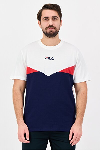 FILA Men Sportswear Fit Short Sleeve Outdoor T-shirt, Multicolor