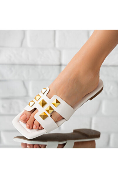 Sofia Store Papuci dama din piele ecologica Medelina