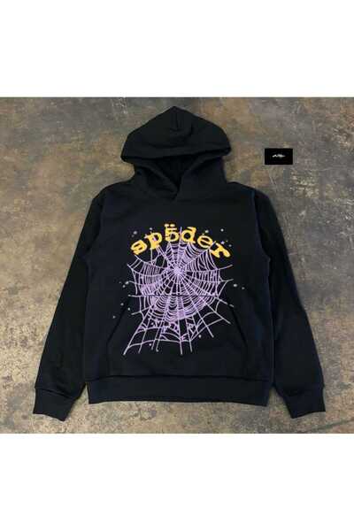 Hunors Sportswear & Company سويت شيرت SP5DER مطبوع موديل بغطاء رأس للجنسين