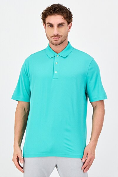 Greg Norman Men Sportswear Fit Short Sleeves Outdoor Polo Shirt, Green