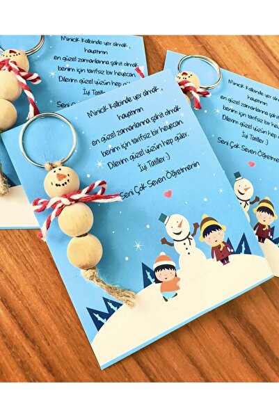 Mapel 18 Adet Anatarlık, Karne hediyesi, ahşap anahtarlık