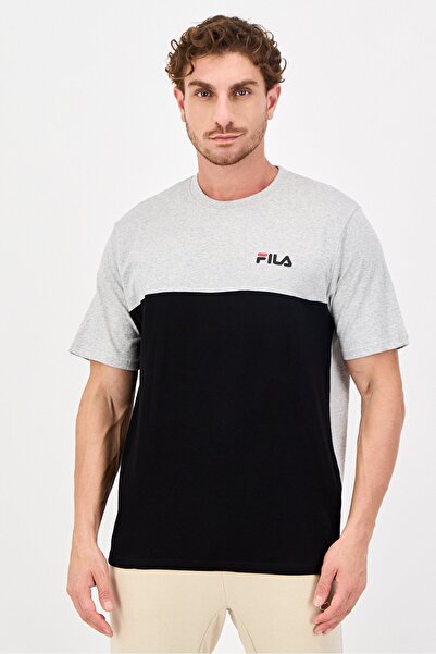 FILA Men Sportswear Fit Short Sleeve Outdoor T-Shirt, Multicolor