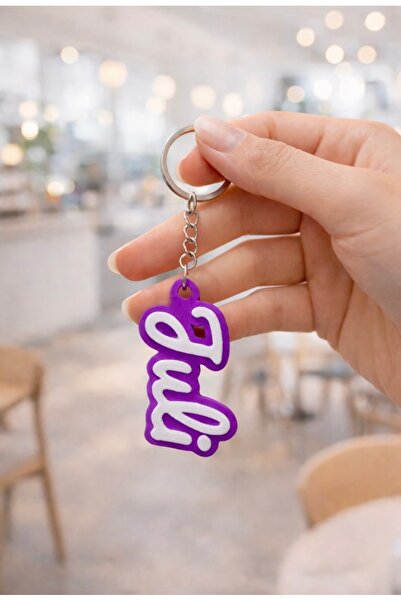 Dekor Kişiye Özel İsimli Anahtarlık – Özel Tasarım, Şık & Anlamlı Hediye