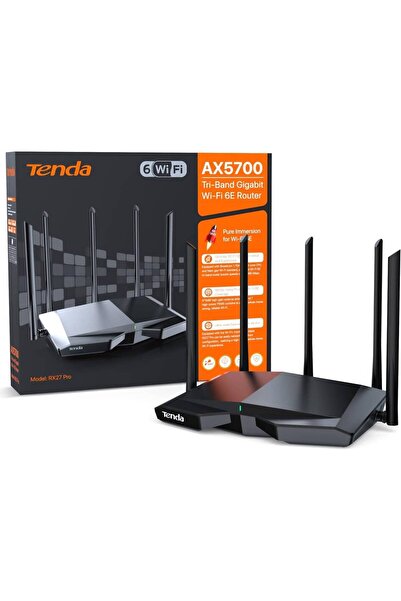Tenda RX27 Pro AX3000 Dual-Band Wi-Fi 6 Gigabit Router