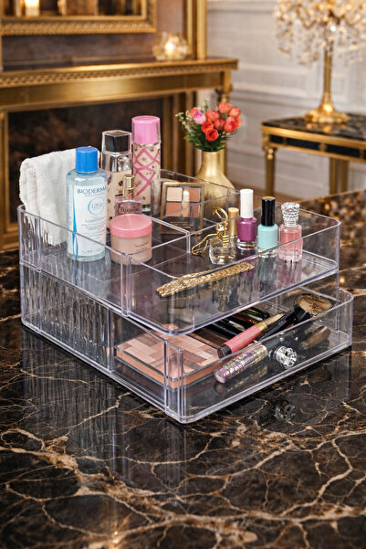 Mim Life Desktop Makeup Organizer 2 Tiers