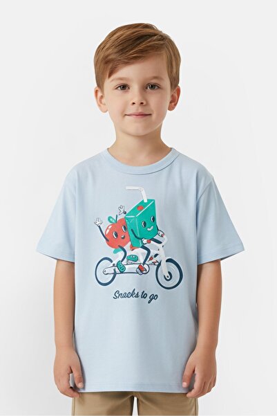 The Children's Place Toddlers Boy Crew Neck Short Sleeve Graphic Print T-Shir...