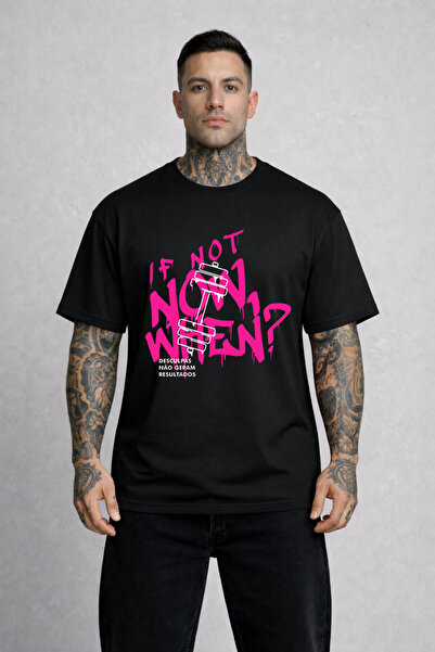 LORVEX Oversized T-Shirt Comfortable Fit Now When Printed 100% Cotton Premium...