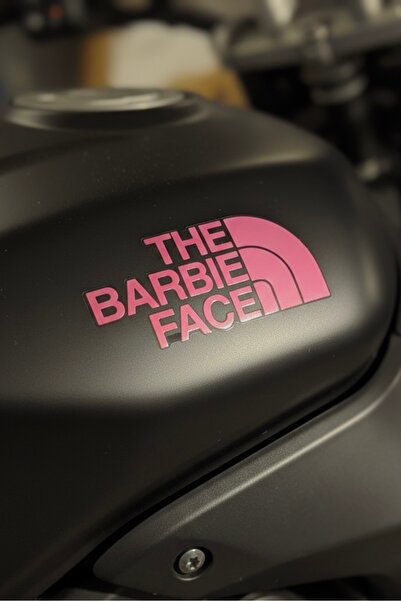 Yalıgraf Reklam Tabela The Barbie Face Motor Sticker 12 cm