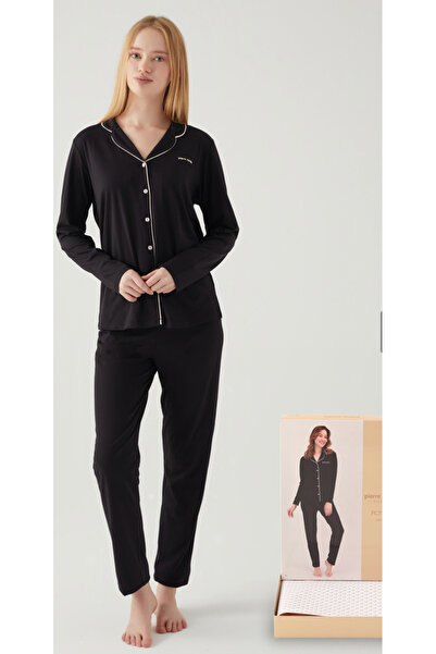 Pierre Cardin Women, Shirt Collar, Exclusive, Modal, Long Sleeve, (with Sleep...