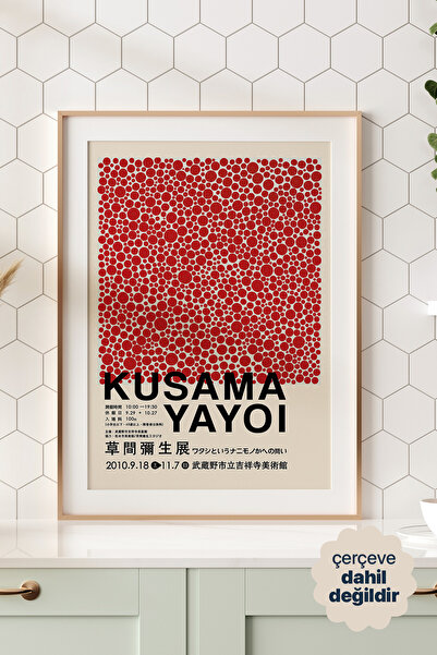 Persona Istanbul Yayoi Kusama "Red Polka Dots" 2010 - Japonya Sergi Afişi ve ...