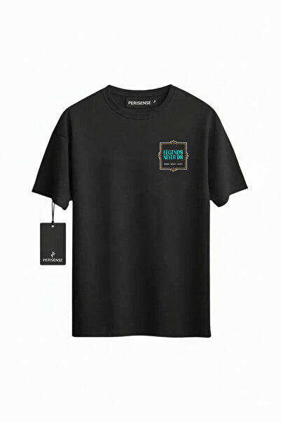 PERISENSE Unisex Philosophy Printed Premium Combed Cotton Oversized T-Shirt