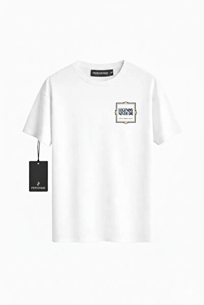 PERISENSE Unisex Philosophy Printed Premium Combed Cotton Oversized T-Shirt