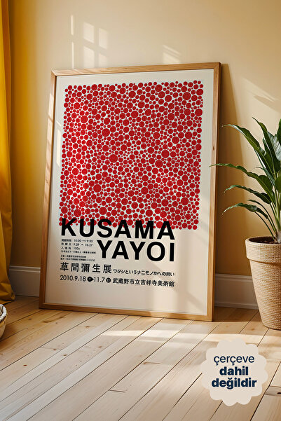 Persona Istanbul Yayoi Kusama "Red Polka Dots" 2010 - Japonya Sergi Afişi ve ...
