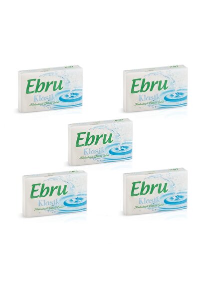 Ebru صابون أبيض كلاسيكي 4*200 جرام 5 قطع