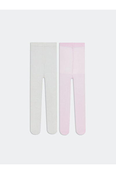 LC Waikiki جوارب طويلة للفتيات من فريزن ستور، عبوة من قطعتين