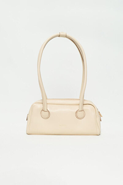 BE BLUE Cream Soft Baget Bag