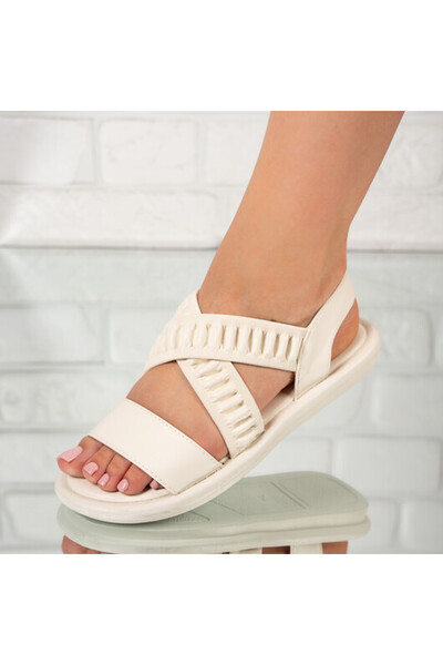 Sofia Store Women's perforated eco-leather sandals Galina