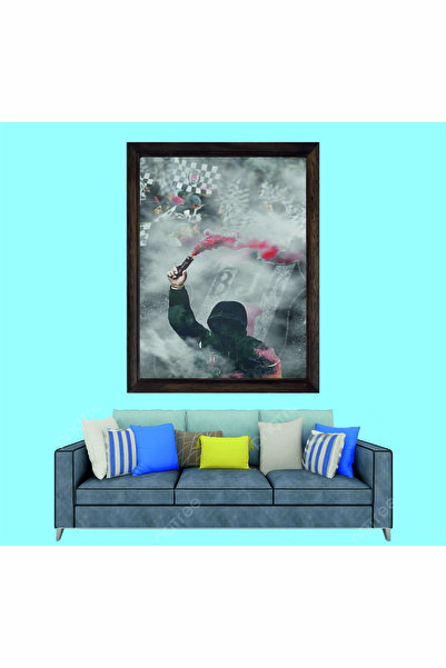 Lioncraft Beşiktaş Spor Çerçeveli Duvar Tablosu, Kara Kartal, Çarşı Taraftar ...