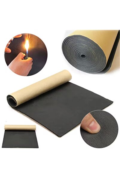 SLCMARKETİM Araç 10mm Flexi Kauçuk 100cmx 5mt Yanmaz Oto Ses Yalıtım Süngeri ...