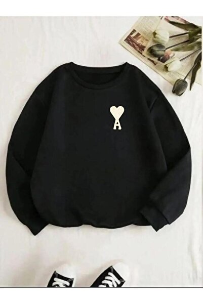 Hunors Sportswear & Company سترة رياضية مطبوعة على شكل قلب للجنسين موديل KA ب...