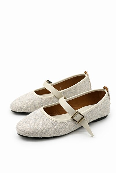 Moda Frato Sh-200 Mohair Flat Ballet Casual Women's Shoes Mary Jane Home Ball...