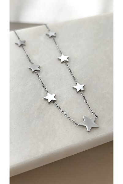 DİAVENTA TAKI VE AKSESUAR 316L Steel Chain Model Steel Non-Tarnish Necklace-45