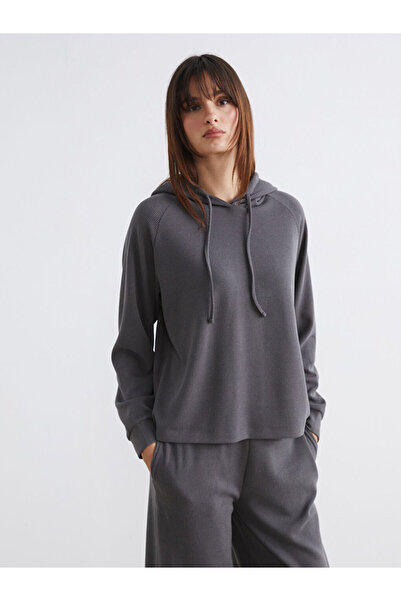 LC Waikiki I Ribbed Lace-Up Women's Hoodie from Freezen Store