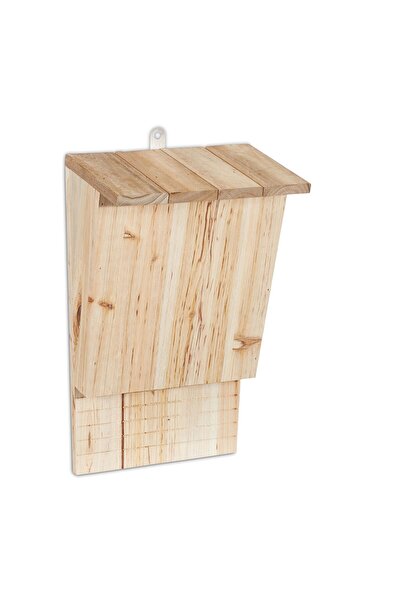 Relaxdays Cutie pentru lilieci din lemn de brad, 34 x 32,5 x 13 cm