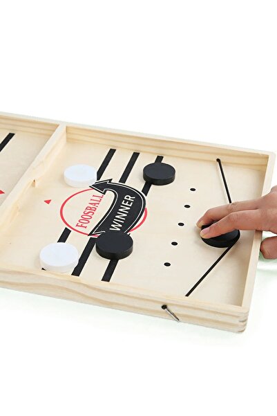 LinQuick lingpuck Hızlı Sapan Oyunu Ahşap Masa Oyunu