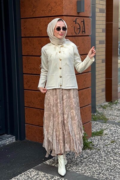 Venöve Misa Hırka 26FWHRK0006 Ekru