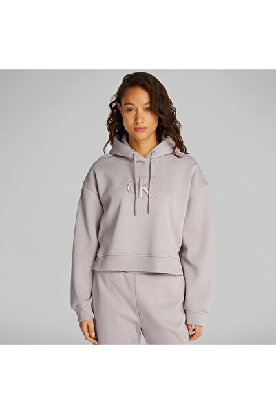 Calvin Klein Raised Kadın Gri Sweatshirt