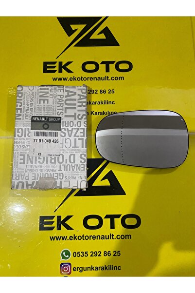 MAİS 7701040426 megane 1 scenic clio 2 ayna camı ısıtmalı (sağ-sol aynı) orjinal
