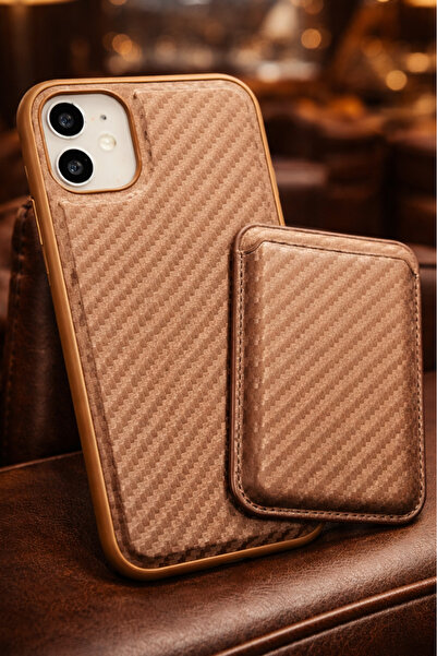 EDELFU Premium iPhone 12 and 12 Pro - Carbon Velvet Carbon Fiber Cover with V...