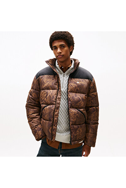 Tommy Hilfiger Jeans Vail Puffer Erkek Kahverengi Mont