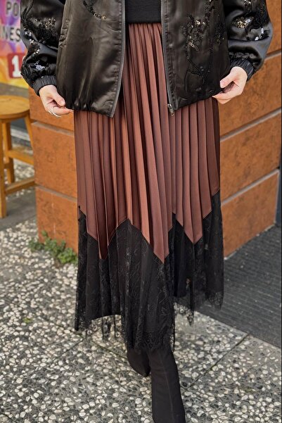 Venöve 26FWETE0012 Lero Kadın Etek Kahve