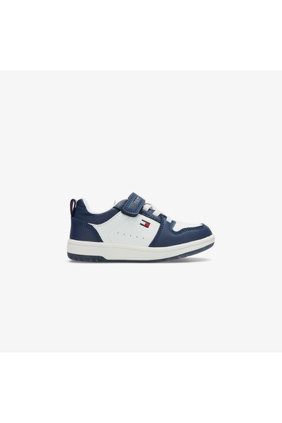Tommy Hilfiger Low Cut Lace-Up/Velcro Bebek Lacivert Sneaker